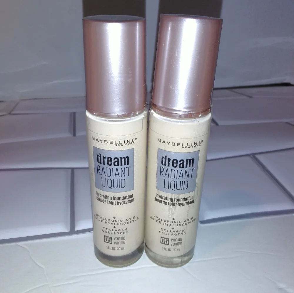 2 Pack Maybelline Dream Radiant Liquid Hydrating Foundation